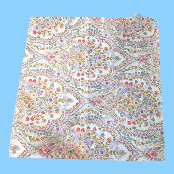 J. Queen New York Paisley Napkins Indoor Outdoor Picnic Set Of 8 18"  Polyester - Picture 1 of 9